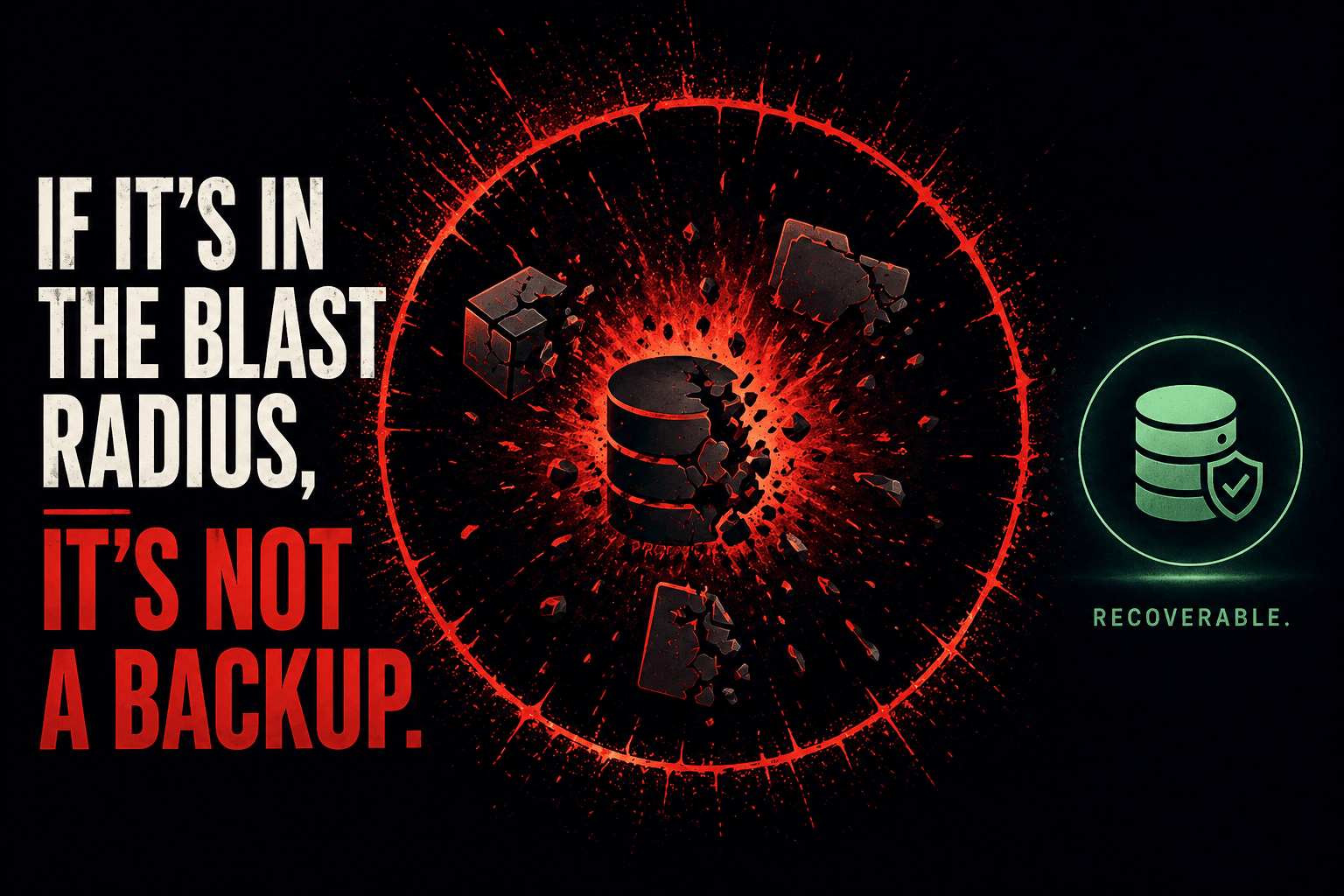 Your Backup Is in the Blast Radius
